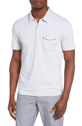 Men's Original Penguin Jack 2.0 Pocket Jersey Polo - Grey