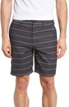 Men's Hurley Stripe Dri-fit Shorts - Black