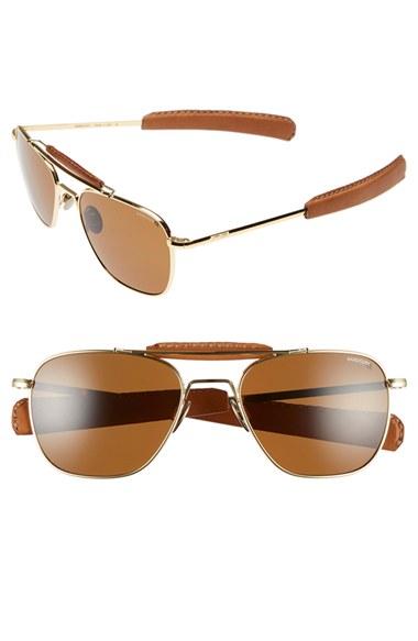 Men's Randolph Engineering 'aviator Ii' Polarized 55mm Sunglasses -