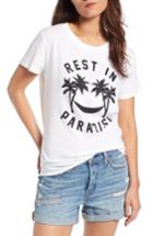 Women's Sub Urban Riot Rest In Paradise Graphic Tee - White