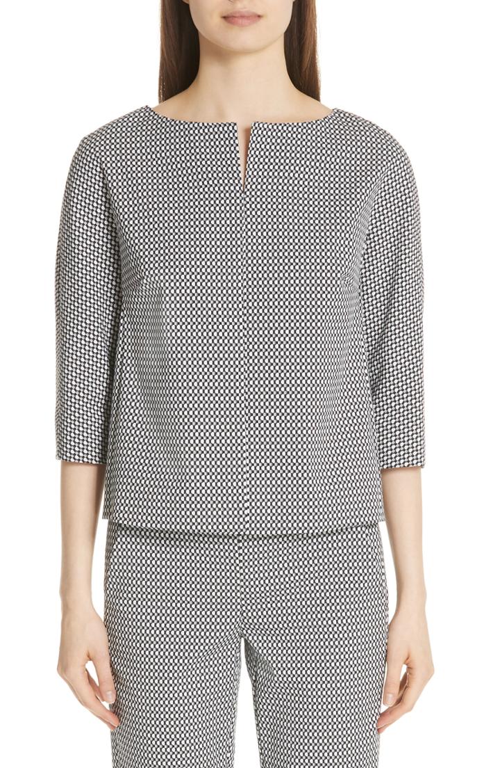 Women's Whistles Kira Spot Floral Silk Top