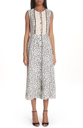 Women's Yigal Azrouel Wrap Detail Pleated Dress - Blue