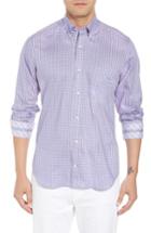 Men's Tailorbyrd Jaie Regular Fit Check Sport Shirt - Blue