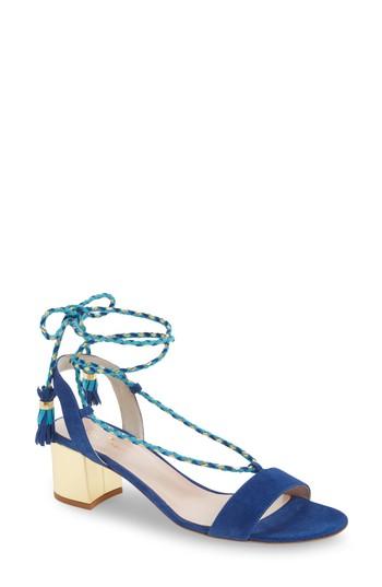 Women's Kate Spade New York Manor Lace-up Sandal .5 M - Blue
