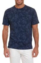 Men's Robert Graham Rosemead Print T-shirt, Size - Blue