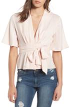 Women's Astr The Label Pleated Top - Pink