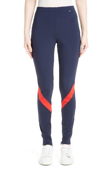 Women's St. John Collection Sport Scuba Stripe Leggings