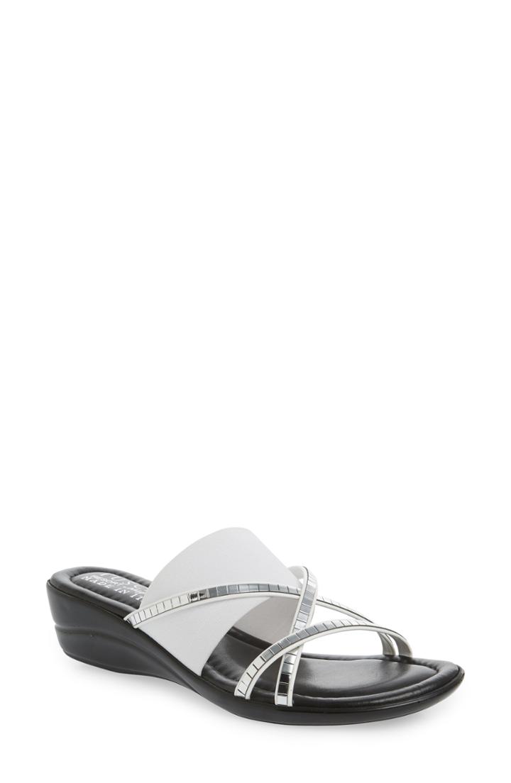 Women's Tuscany Addilyn Wedge Slide Sandal N - Metallic