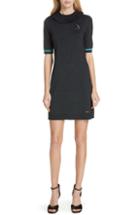 Women's Ted Baker London Colour By Numbers Sabie Metallic Knit Dress - Blue