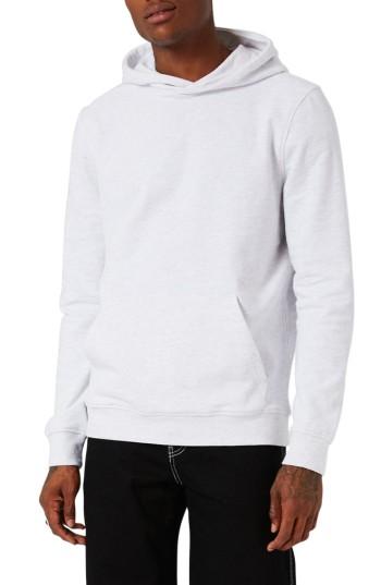 Men's Topman Crossover Hoodie - Grey