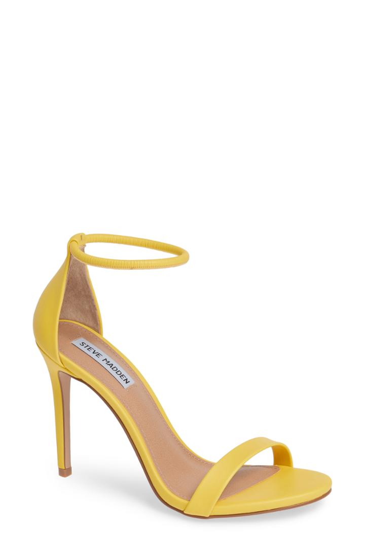 Women's Steve Madden Soph Sandal .5 M - Yellow