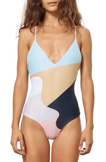 Women's Mara Hoffman Emma One-piece Swimsuit - Pink