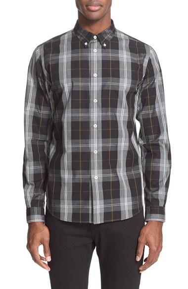 Men's Ps Paul Smith Extra Trim Fit Plaid Sport Shirt