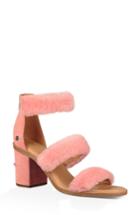 Women's Ugg Dey Rey Genuine Shearling Sandal M - Pink