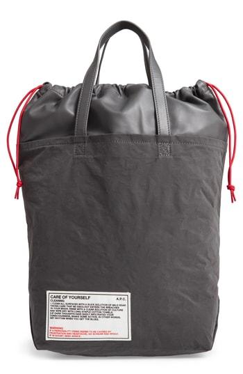 A.p.c. Cabas Manuel De Savoir Vivre Tote - Grey