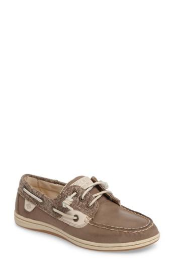Women's Sperry 'songfish' Boat Shoe .5 M - Beige