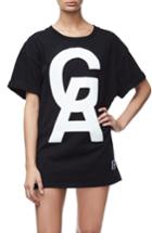 Women's Good American Goodies Short Sleeve Oversize Tee /3 - Black