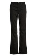 Petite Women's Nydj Barbara High Waist Stretch Bootcut Jeans P - Black