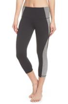 Women's Zella Sporty Splice High Waist Crop Leggings - Black