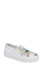 Women's Kenzo K Skate Embroidered Slip-on Sneaker Us / 37eu - White