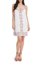 Women's Willow & Clay Embroidered Shift Dress - White
