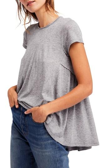 Women's Free People It's Yours Tee - Grey