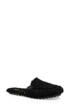 Women's Ugg Lane Fluff Genuine Shearling Loafer Slipper M - Black