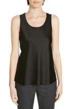 Women's Boss Inolea Stretch Silk Tank - Black