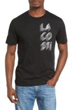 Men's Lacoste 3d Print Logo Graphic T-shirt (l) - Black