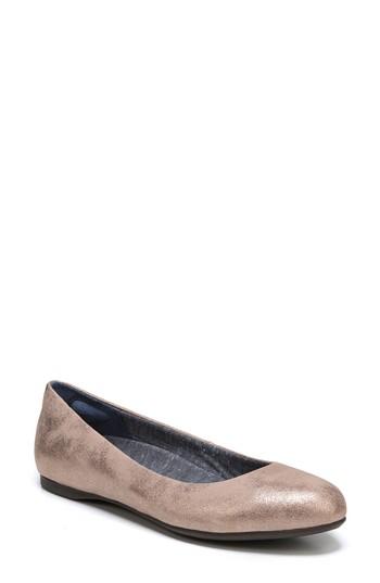 Women's Dr. Scholl's Giorgie Flat M - Metallic