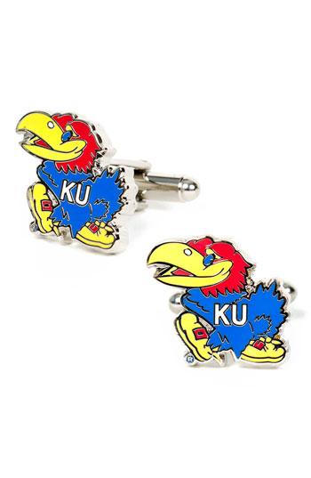 Men's Cufflinks, Inc. 'kansas Jayhawks' Cuff Links