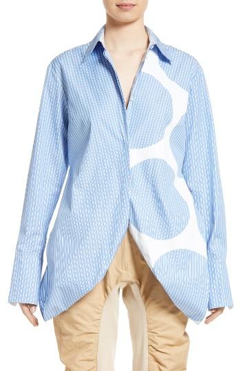 Women's Stella Mccartney Graphic Stripe Cotton Top