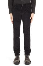 Men's Dsquared2 Skinny Straight Leg Corduroy Pants Eu - Black