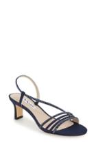 Women's Nina 'gerri' Embellished Slingback Sandal .5 M - Blue