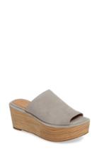 Women's Linea Paolo Valley Platform Mule M - Grey