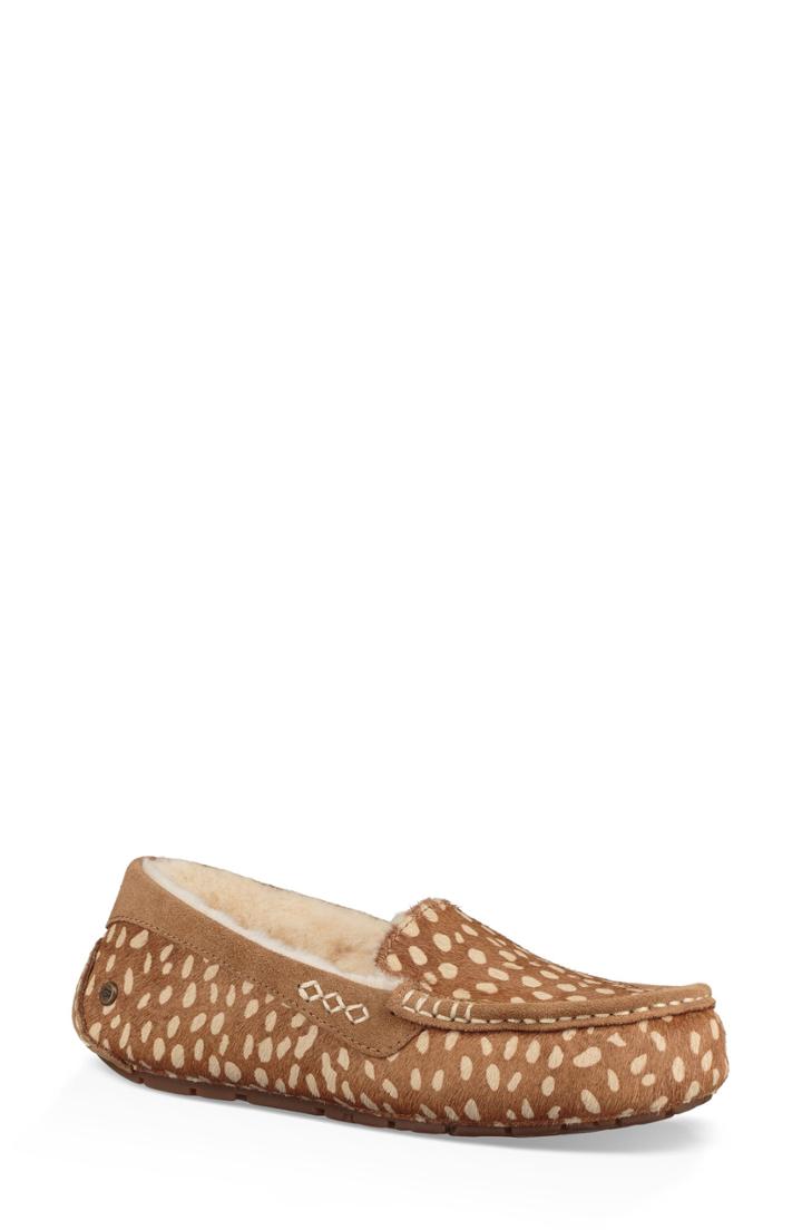 Women's Ugg Ansley Idyllwild Genuine Calf Hair Slipper