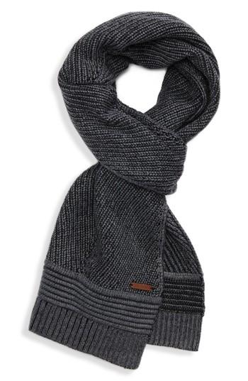 Men's Ted Baker London Maples Scarf, Size - Grey