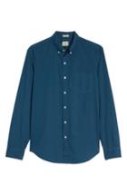 Men's J.crew Slim Fit Stretch Secret Wash Garment Dyed Sport Shirt