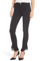 Women's Frame Le High Shredded Skinny Jeans - Black