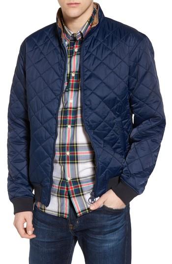 Men's Barbour Glyne Quilted Jacket - Blue