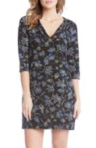 Women's Karen Kane Floral Print Shift Dress - Purple