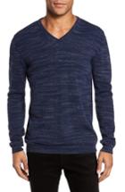Men's Billy Reid Space Dye Merino Wool Sweater - Blue