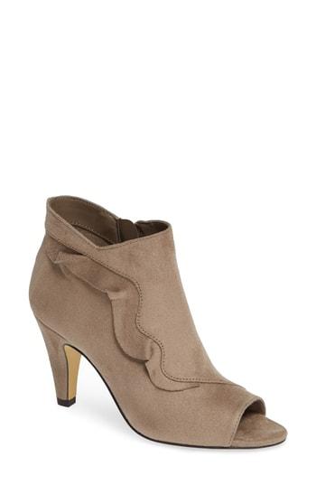Women's Bella Vita Nicolette Ruffle Dress Bootie N - Grey