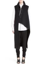 Women's Marni Wool, Alpaca & Cashmere Asymmetrical Vest Us / 40 It - Black