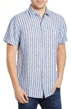 Men's Rodd & Gunn Ferntown Regular Fit Stripe Sport Shirt - Blue