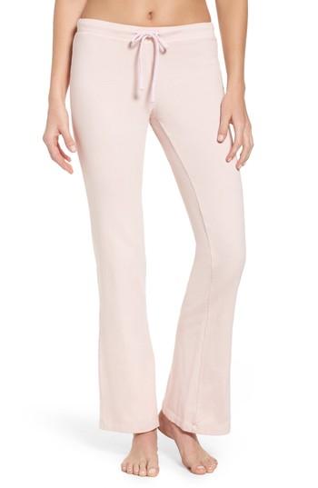 Women's Love+grace Fuzzy Flare Lounge Pants - Pink