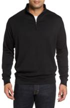 Men's Peter Millar Quarter Zip Pullover - Black