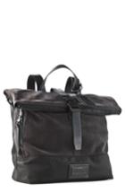 Men's John Varvatos Star Usa Suede & Ballistic Nylon Backpack - Grey