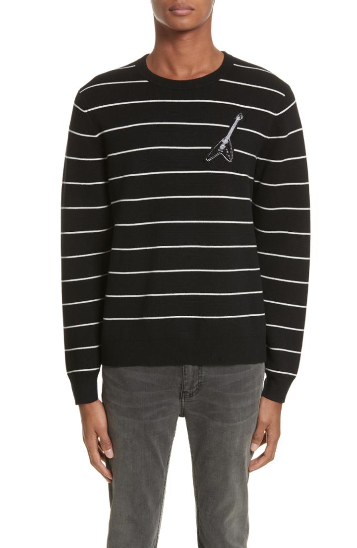 Men's The Kooples Stripe Cotton Blend Sweater