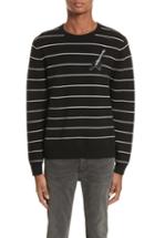 Men's The Kooples Stripe Cotton Blend Sweater